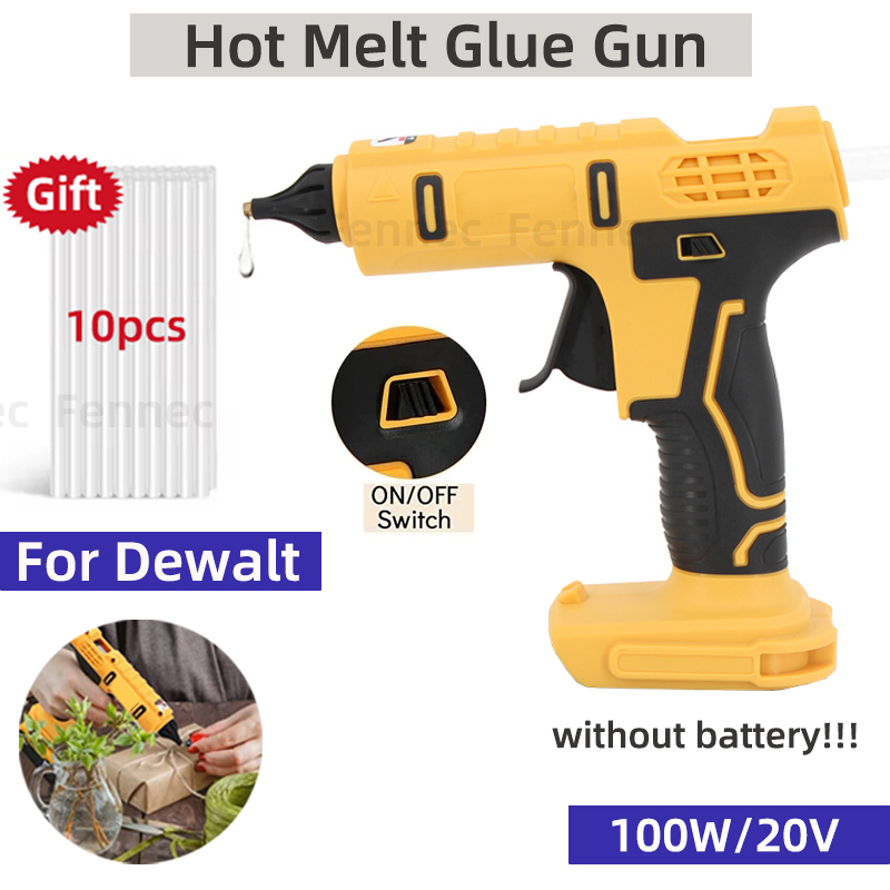 Hot Melt Glue Gun Cordless - Schnurlose elektrische Hand-Heißklebepistole, Heißklebepistole zum Schweißen,
