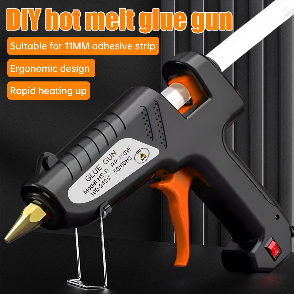 Hot Melt Glue Gun Cordless - 150W Heißklebepistole 11mm Klebesticks 3-5 Min