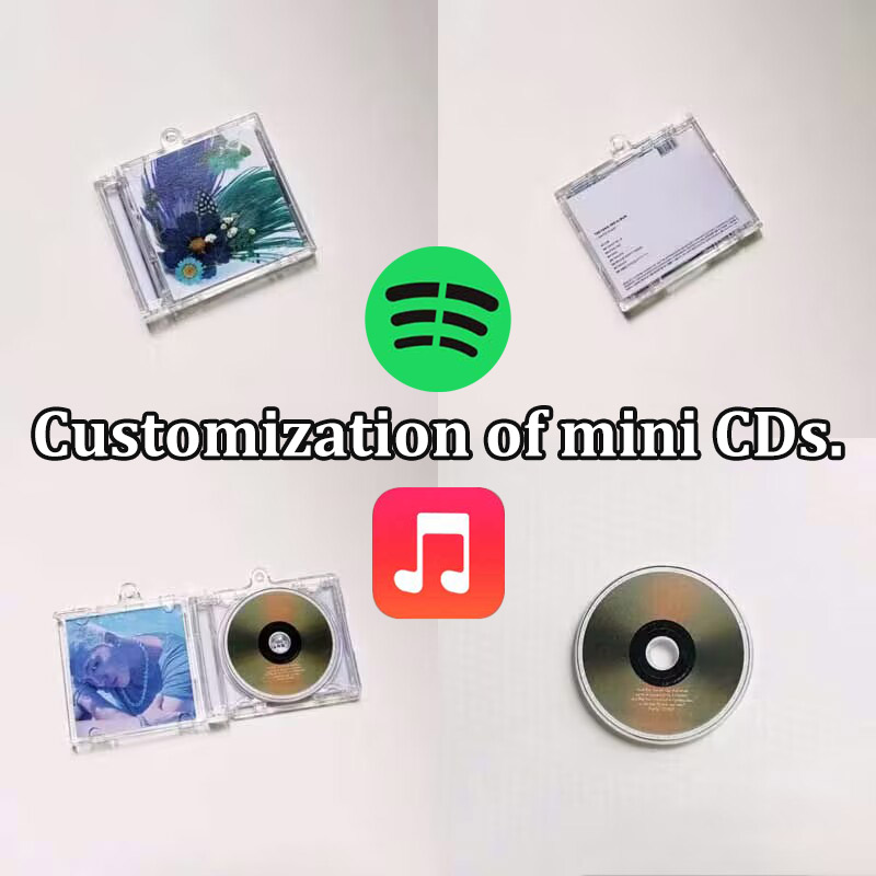 Mini Electric Sewing Machine Handheld - NFC-Mini-CD-Etikettenanpassung, selbstgemachte CDs, DIY-Schlüsselanhänger mit hohem