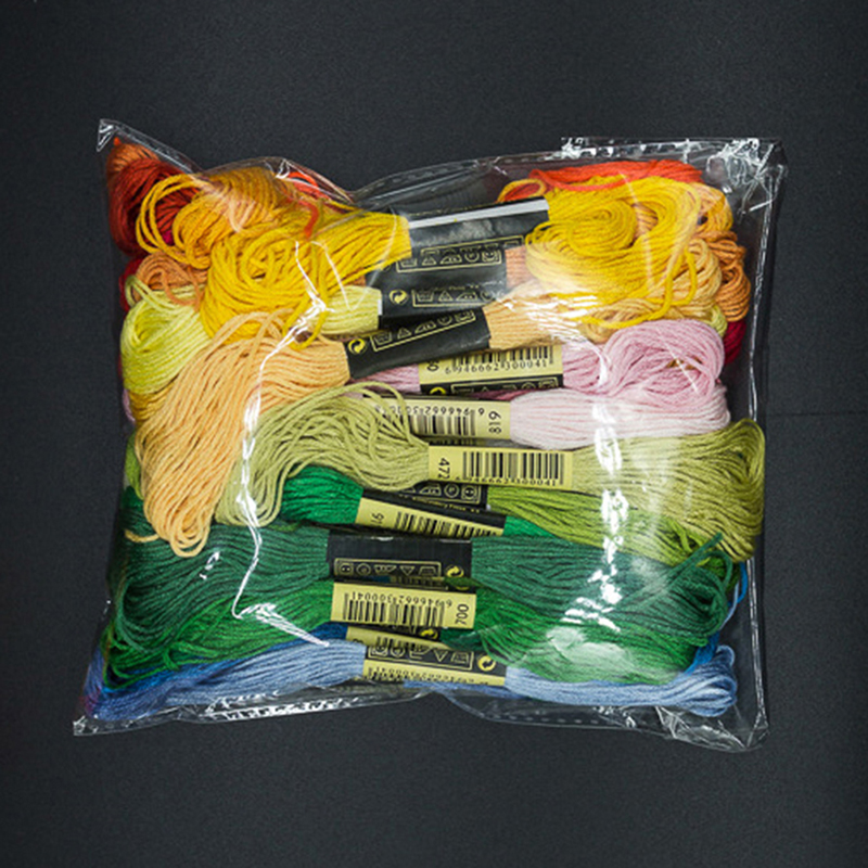 Cotton Embroidery Thread Skeins - C 24/100/50 Mehrfarbige Kreuzstich-Baumwollgarne Stickgarn-Set DIY