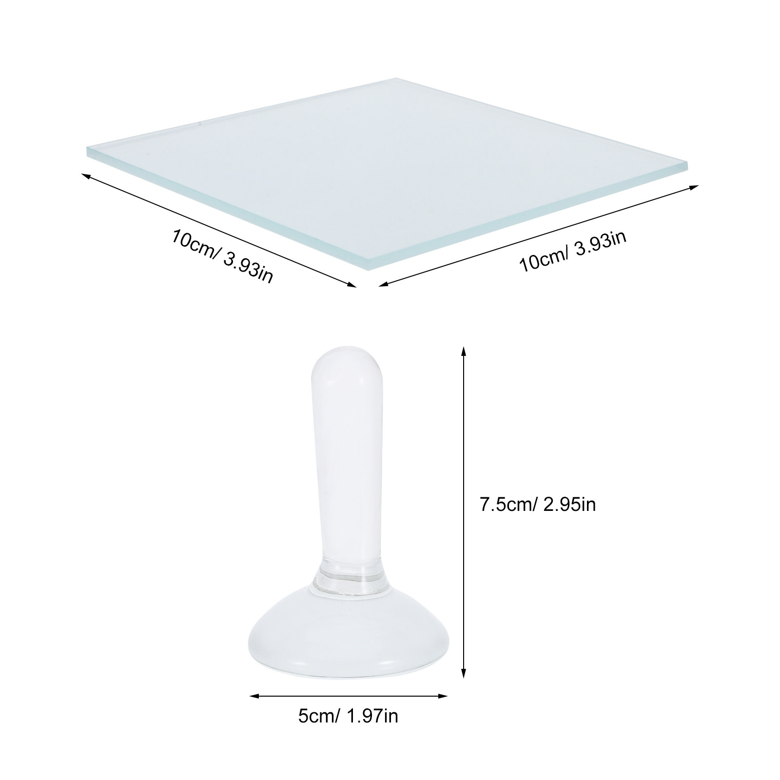 1 Set Glas-Mühlen-Schleifplatt – Painting Supplies Bewertung und Preis