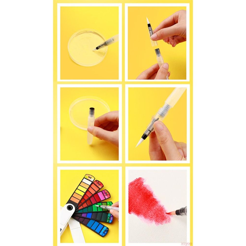 Tragbares Faltbares Aquarellfa – Watercolor Paint Set Solid Pigment Bewertung und Preis