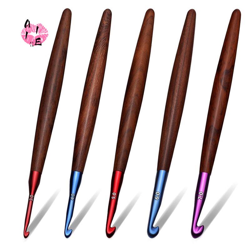 A11E-Häkelnadel-Set, ergonomis – Wooden Crochet Hooks Ergonomic Handle Bewertung und Preis