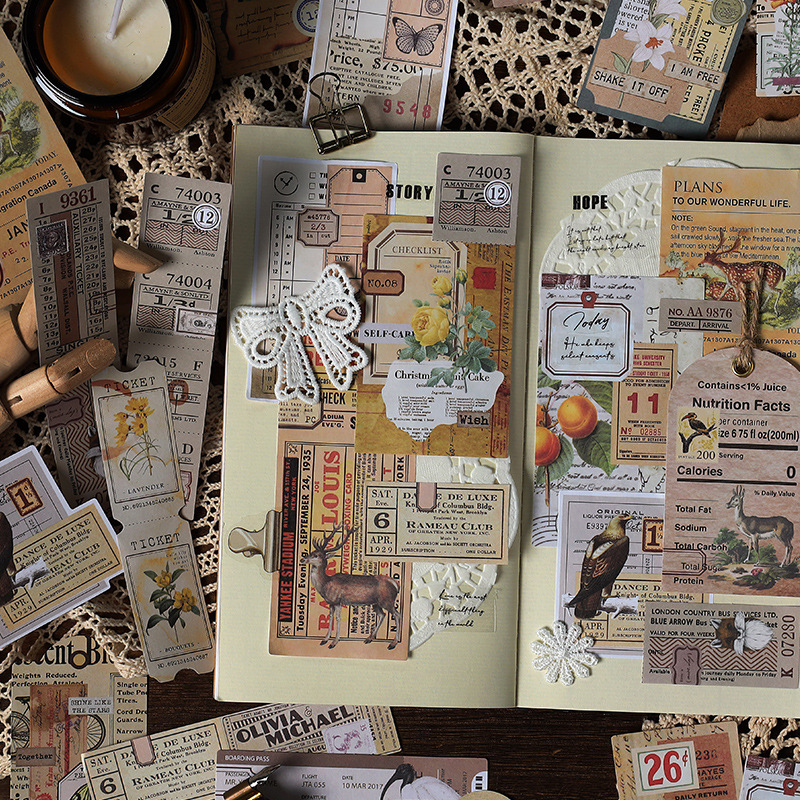 30 Stück Vintage-Material, Pap – Vintage Junk Journal Scrapbooking Paper Bewertung und Preis