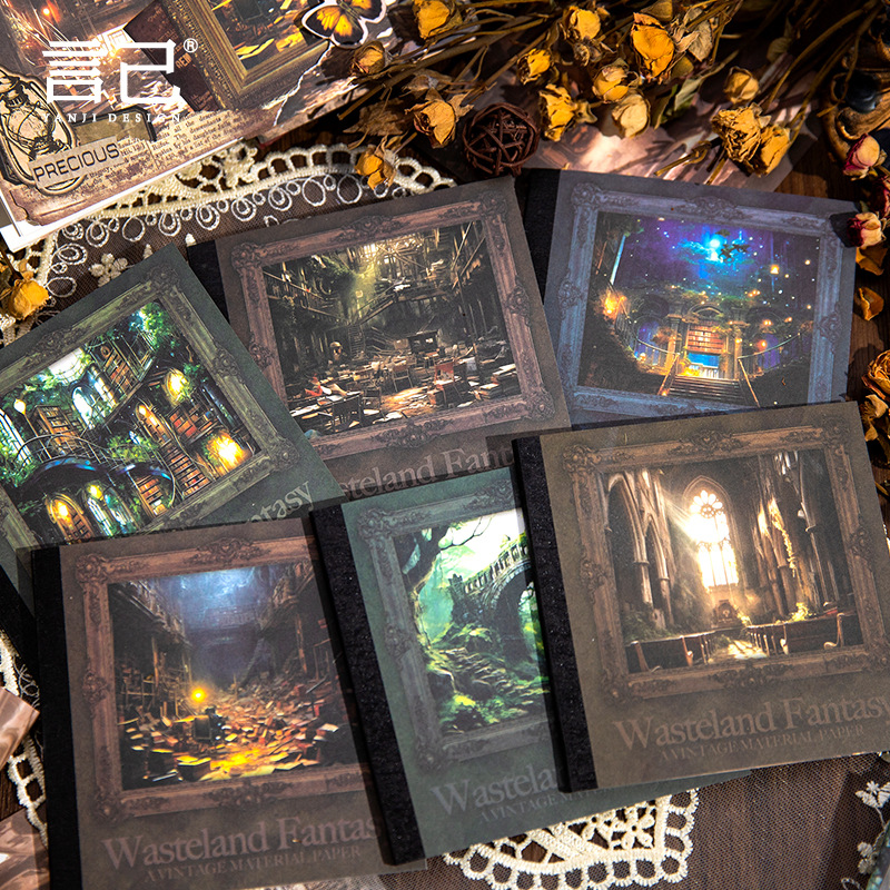 40 stücke Vintage Ins futurist – Vintage Junk Journal Scrapbooking Paper Bewertung und Preis