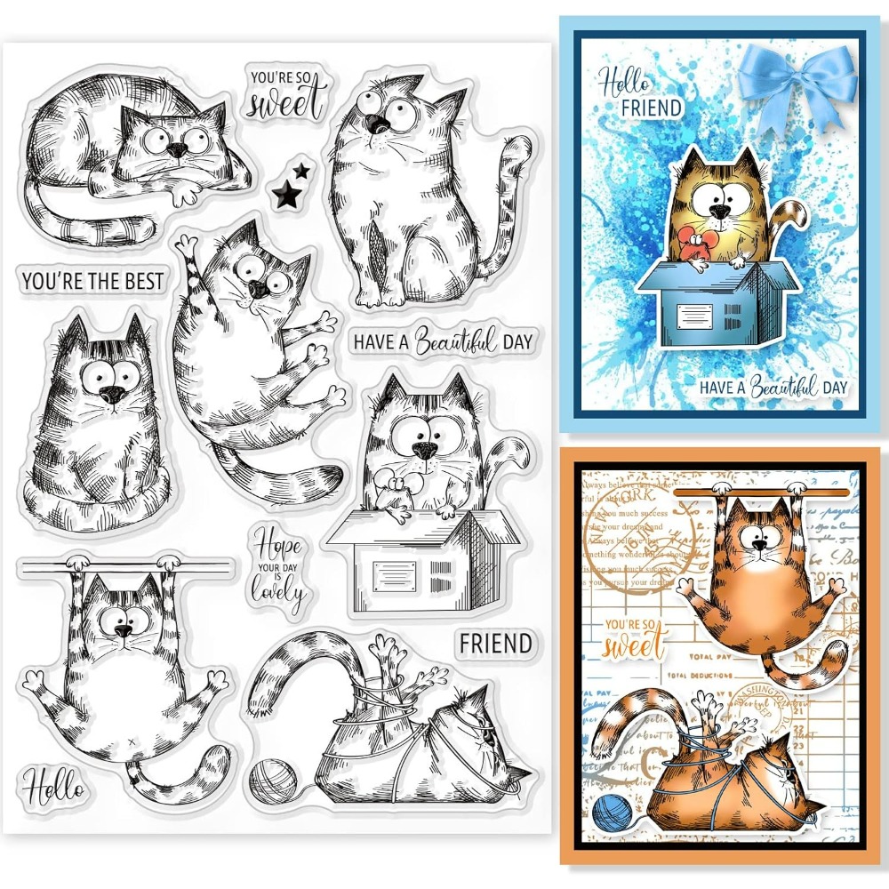 8,3 x 5,8 Zoll transparente Ka – Clear Silicone Stamps For Card Making Bewertung und Preis