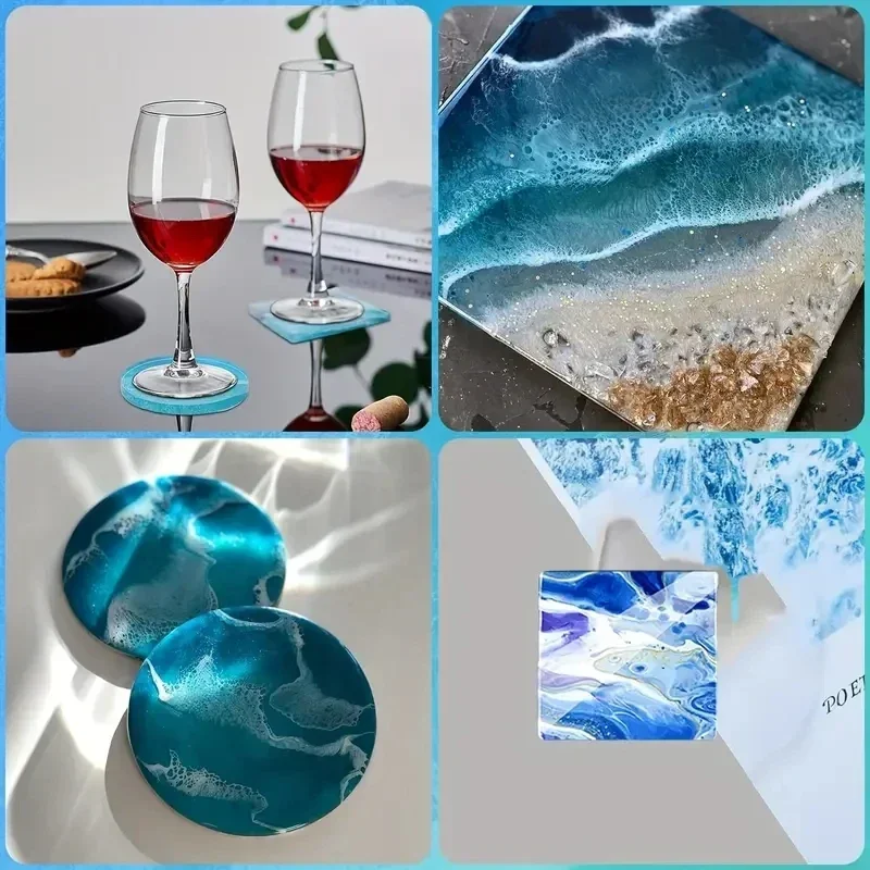 5 Teile/satz DlY Epoxidharz Ta – Silicone Epoxy Resin Molds Set Bewertung und Preis