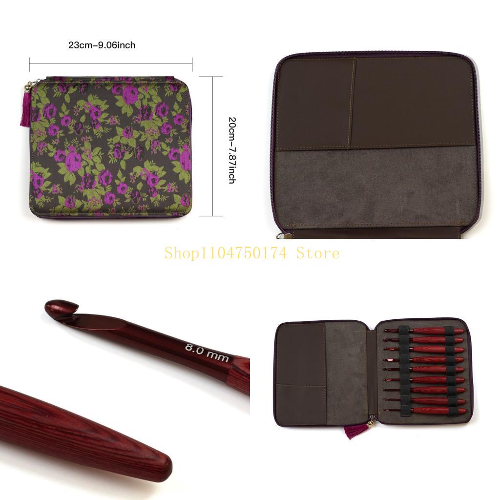9 Stück Holzgriff Aluminium Hä – Wooden Crochet Hooks Ergonomic Handle Bewertung und Preis