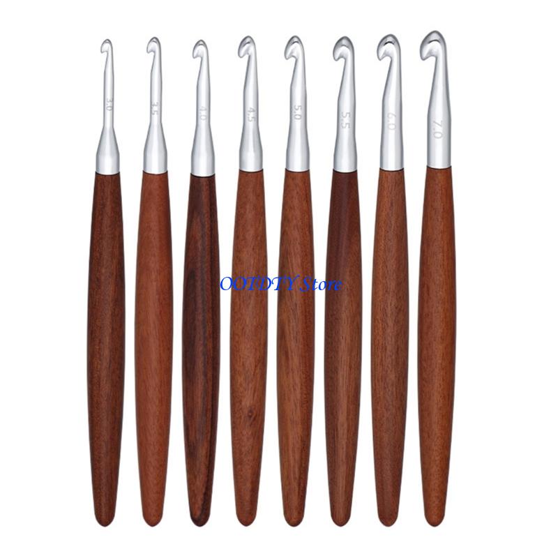 367A 8 Stück ergonomische Holz – Wooden Crochet Hooks Ergonomic Handle Bewertung und Preis