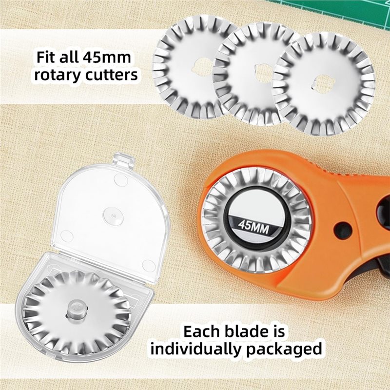 AAAF Ersatzklingen für Stoff,  – Rotary Cutter For Fabric 45Mm Bewertung und Preis
