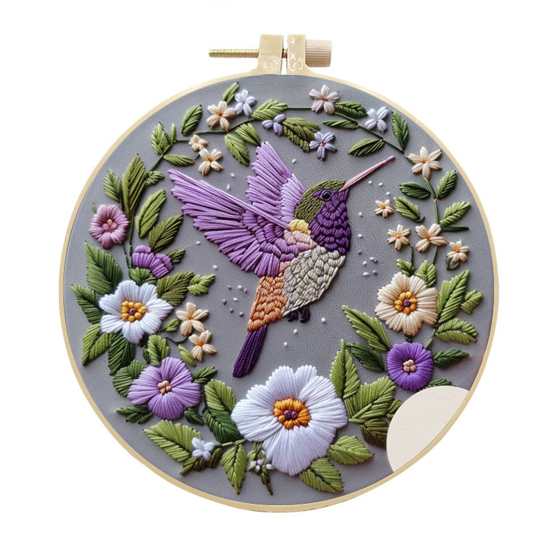 Kolibri-Stickset für Anfänger, – Cross Stitch Stamped Kits Beginners Bewertung und Preis