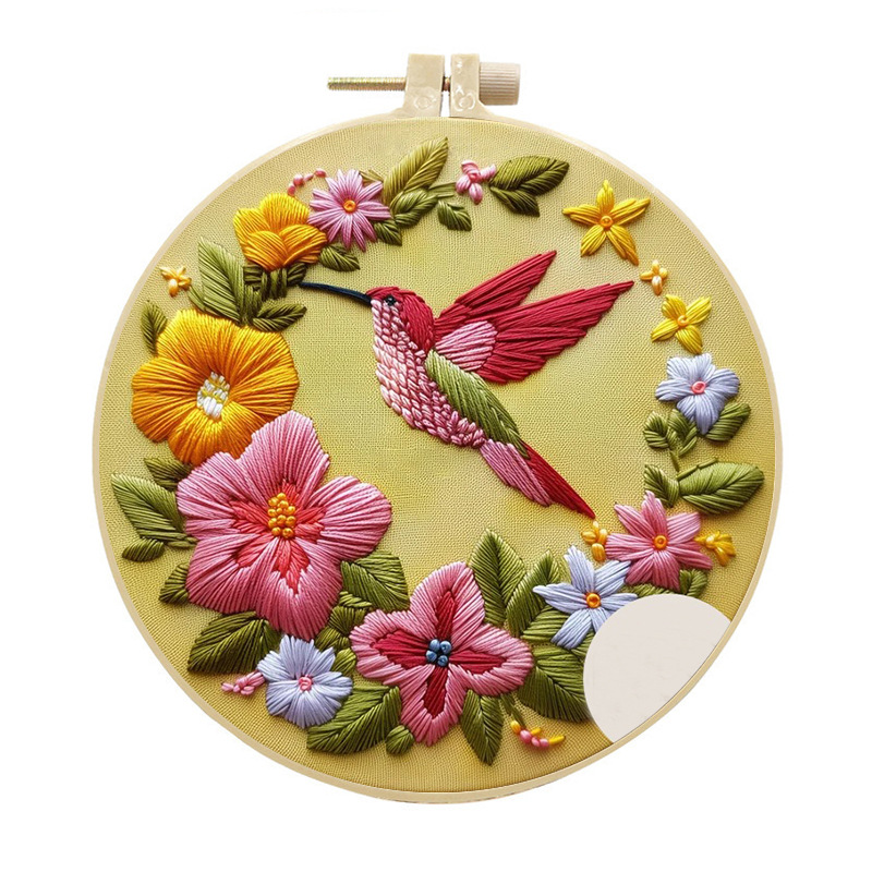 Kolibri-Stickset für Anfänger, – Cross Stitch Stamped Kits Beginners Bewertung und Preis