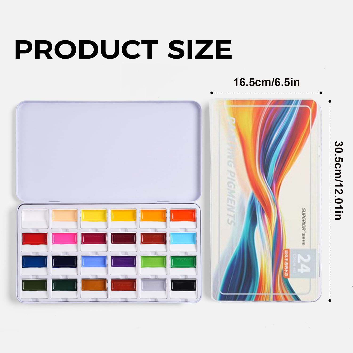 24 Farben Opakes Aquarellfarbe – Watercolor Paint Set Solid Pigment Bewertung und Preis