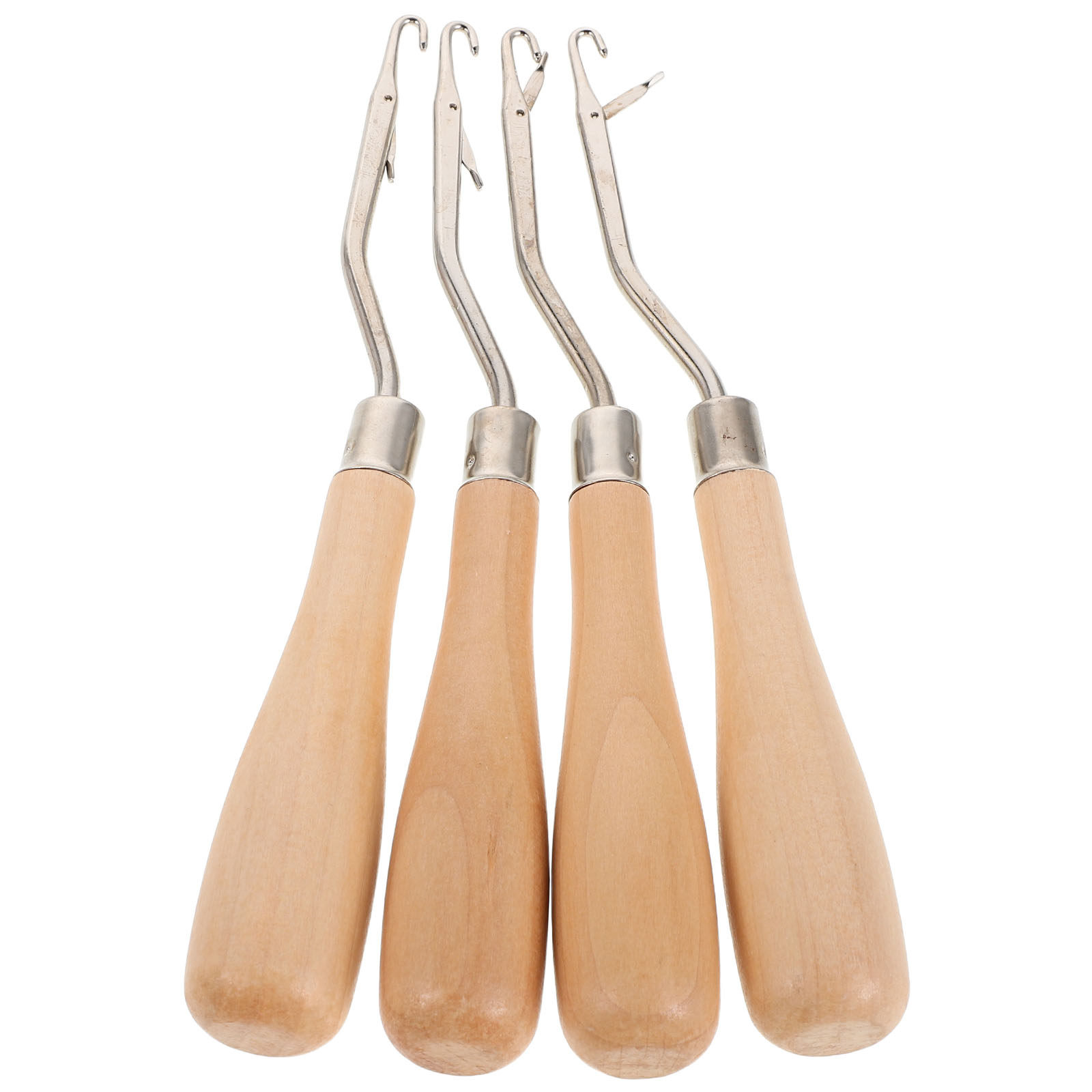 4 Stück Häkelnadeln mit ergono – Wooden Crochet Hooks Ergonomic Handle Bewertung und Preis
