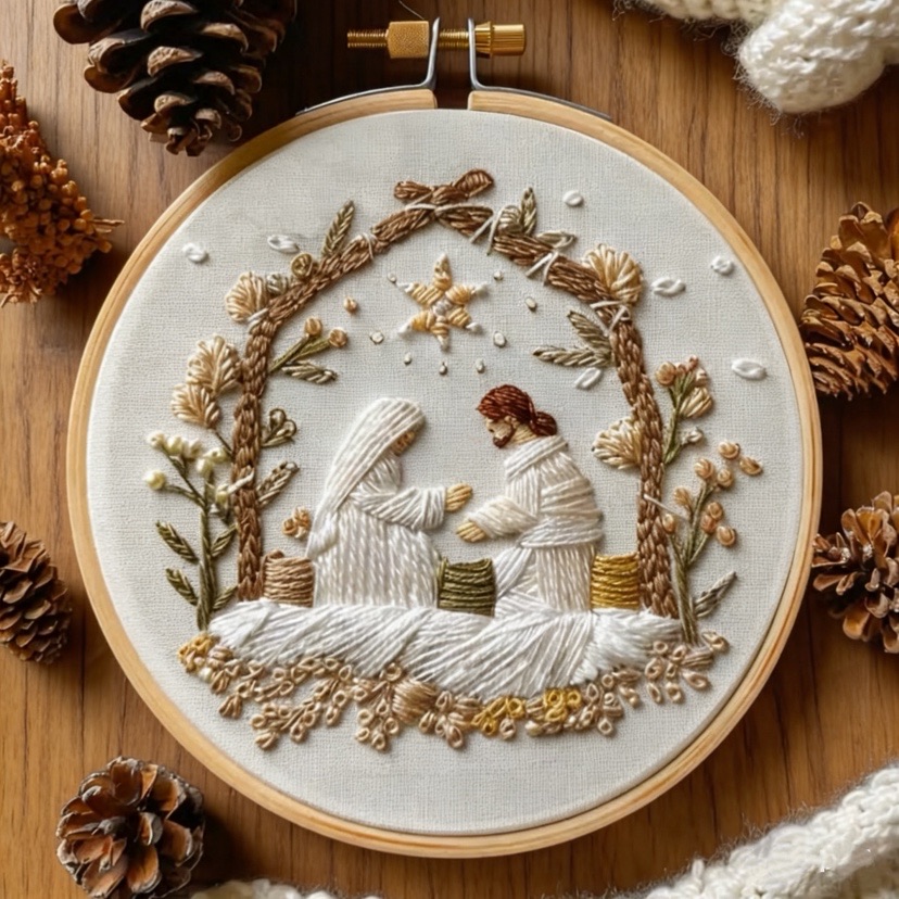 Jesus Birth Weihnachten Sticks – Cotton Embroidery Thread Skeins Bewertung und Preis