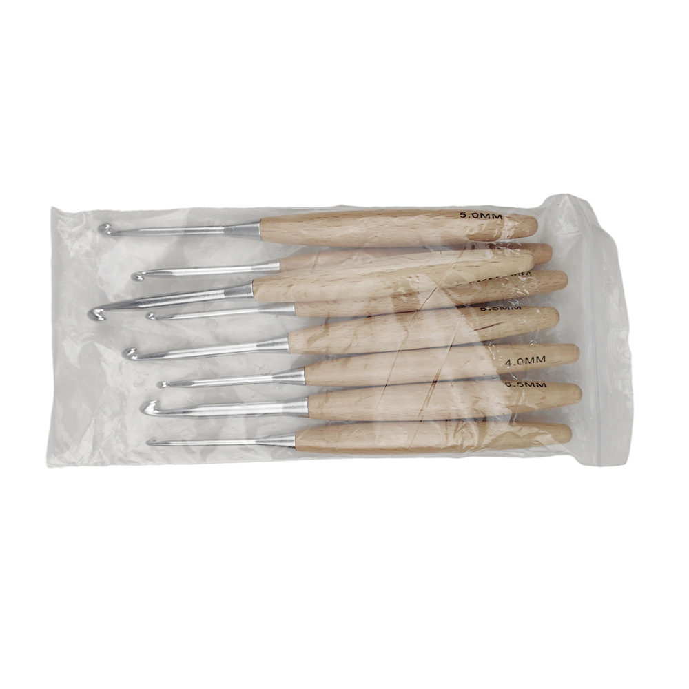 8-teiliges Häkelnadel-Set aus  – Wooden Crochet Hooks Ergonomic Handle Bewertung und Preis