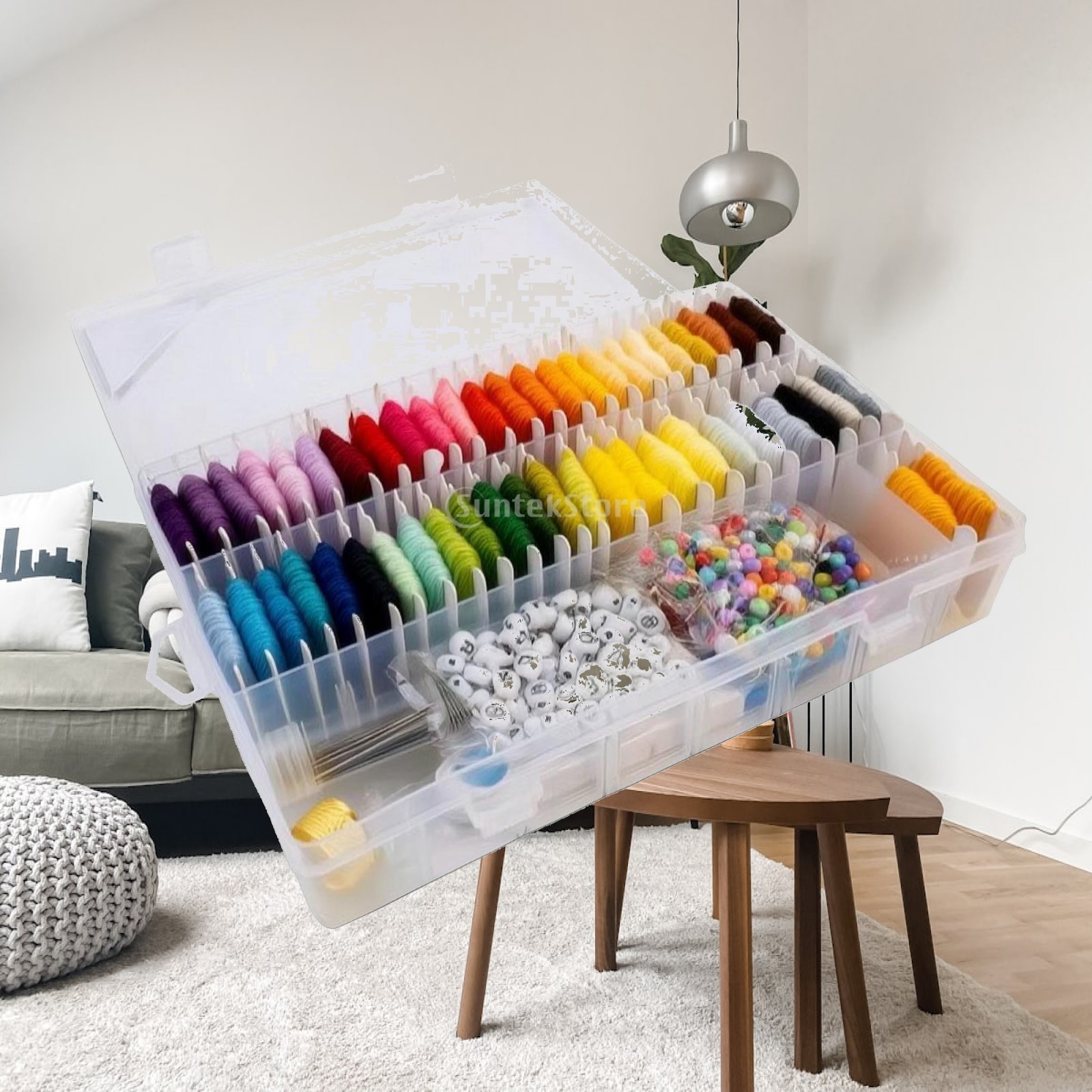 Stickgarn-Set mit Organizer, t – Embroidery Bewertung und Preis